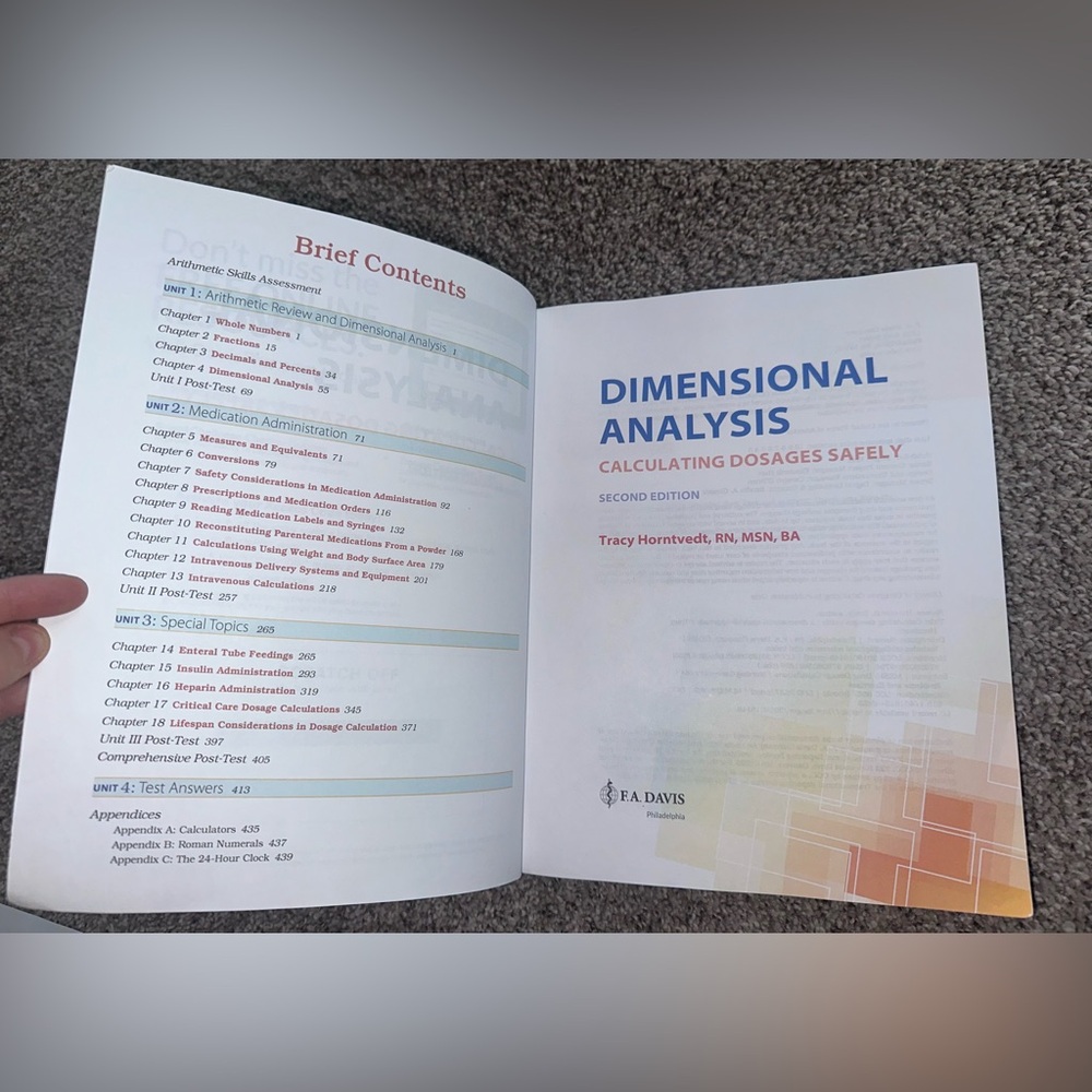 Dimensional Analysis Textbook - Picture 4 of 5